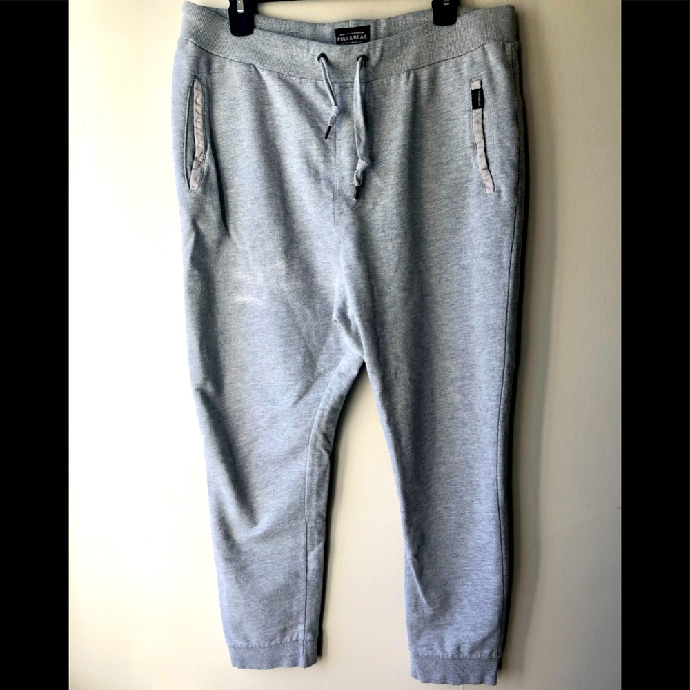 Pull & Bear Gray Sweatpants Large - image 1